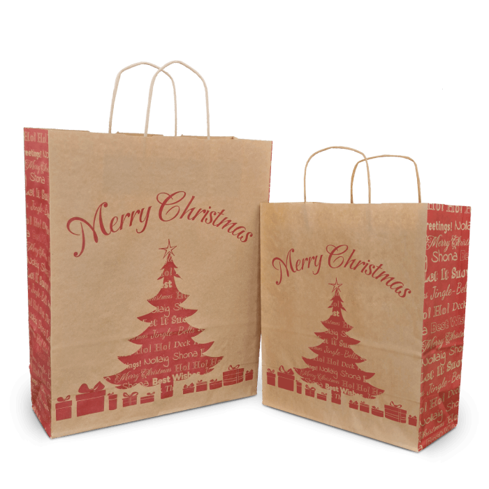 Christmas Eco Carrier Bag