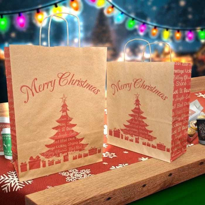 Christmas Eco Carrier Bag