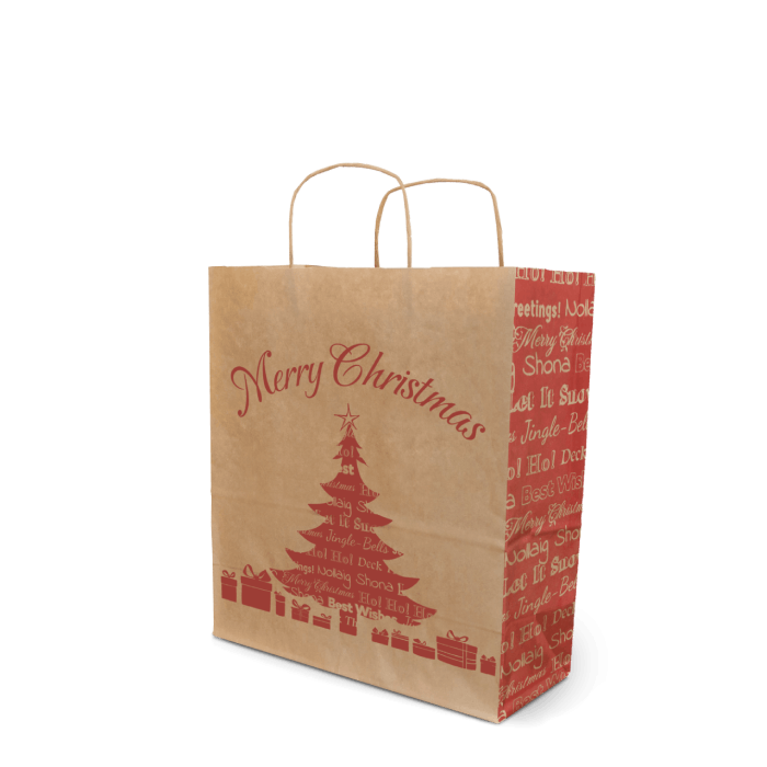Christmas Eco Carrier Bag