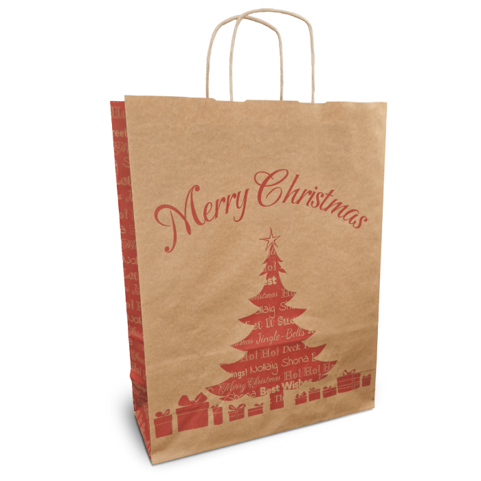 Christmas Eco Carrier Bag