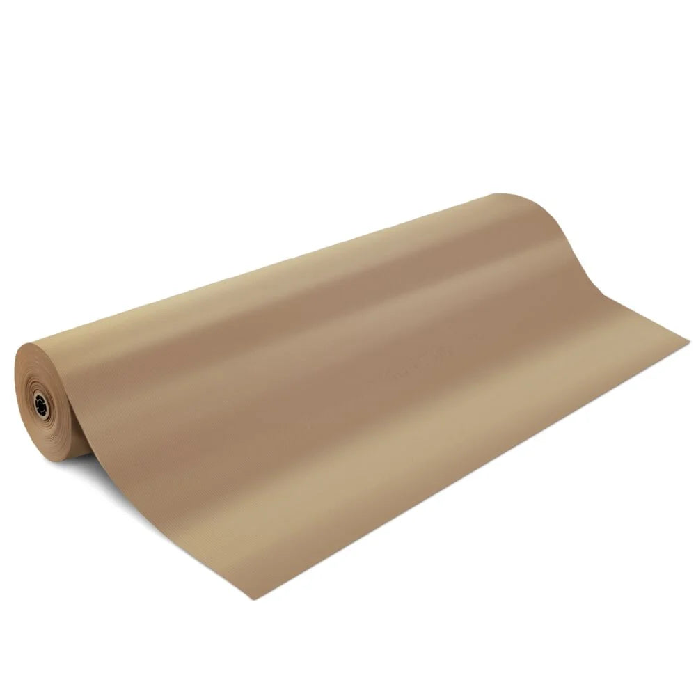 Brown Kraft Paper Roll, Ribbed - 250m