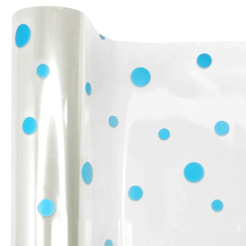 Cellophane Wrap - Large Dot Pattern (50m rolls)