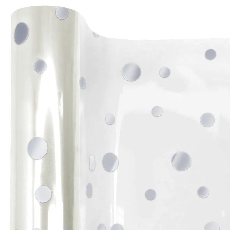 Cellophane Wrap - Large Dot Pattern (50m rolls)
