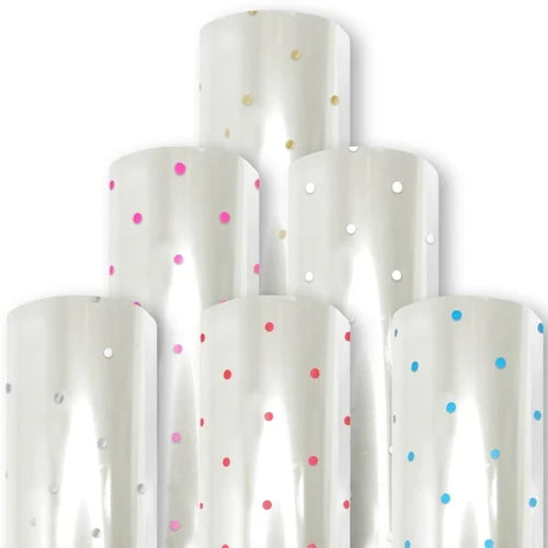 Cellophane Wrap - Small Dot Pattern (100m rolls)