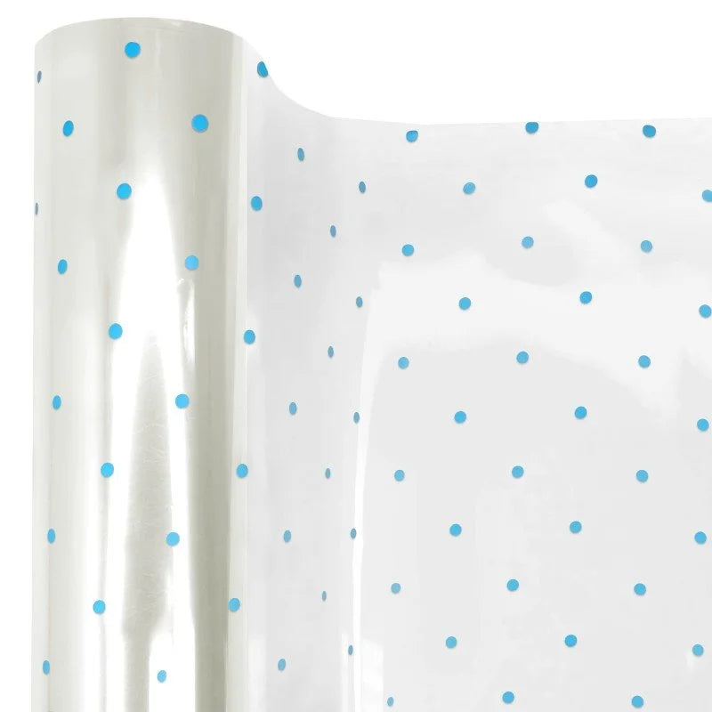 Cellophane Wrap - Small Dot Pattern (100m rolls)