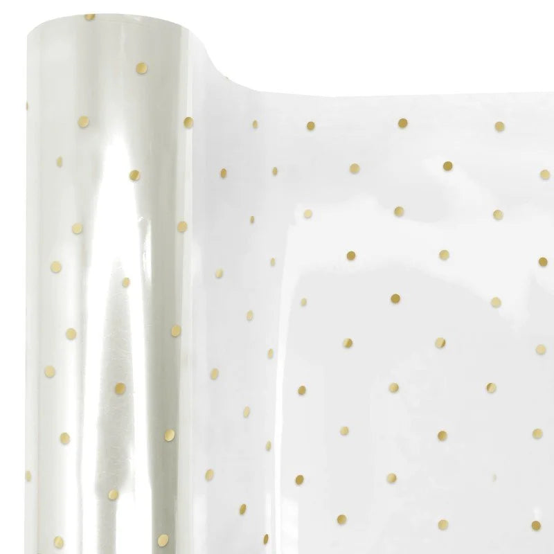 Cellophane Wrap - Small Dot Pattern (100m rolls)