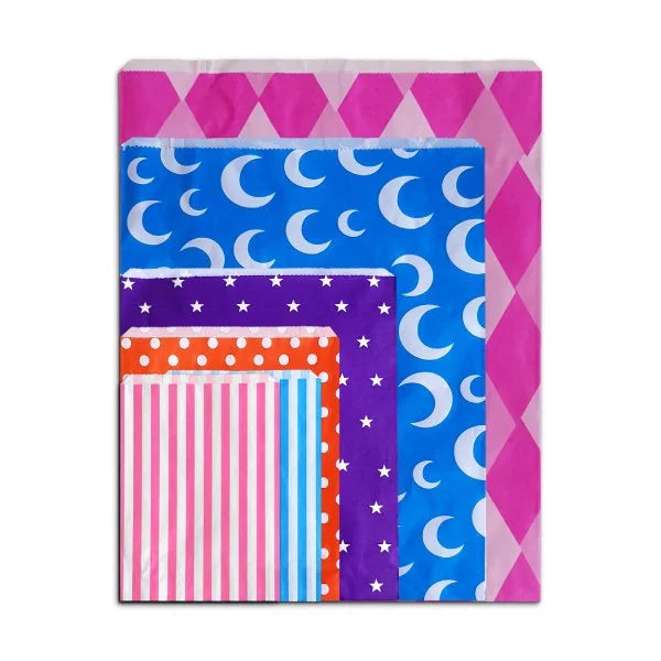 Patterned Colour Counter Bags