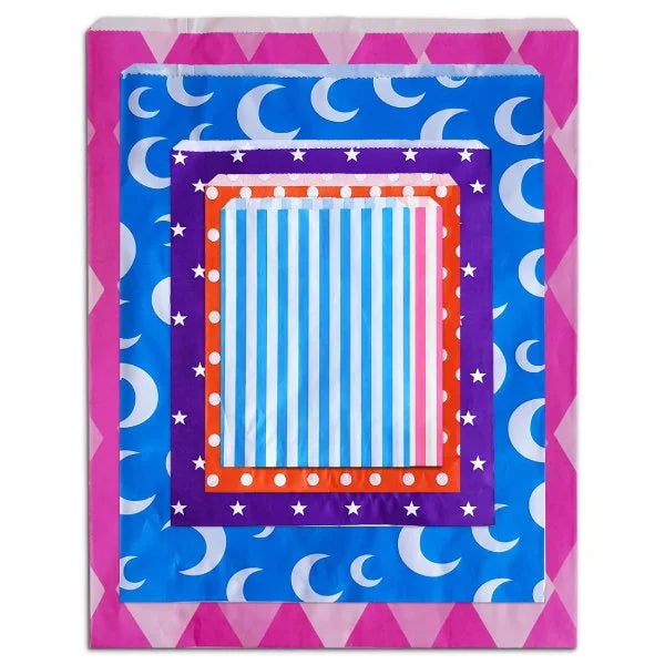 Patterned Colour Counter Bags