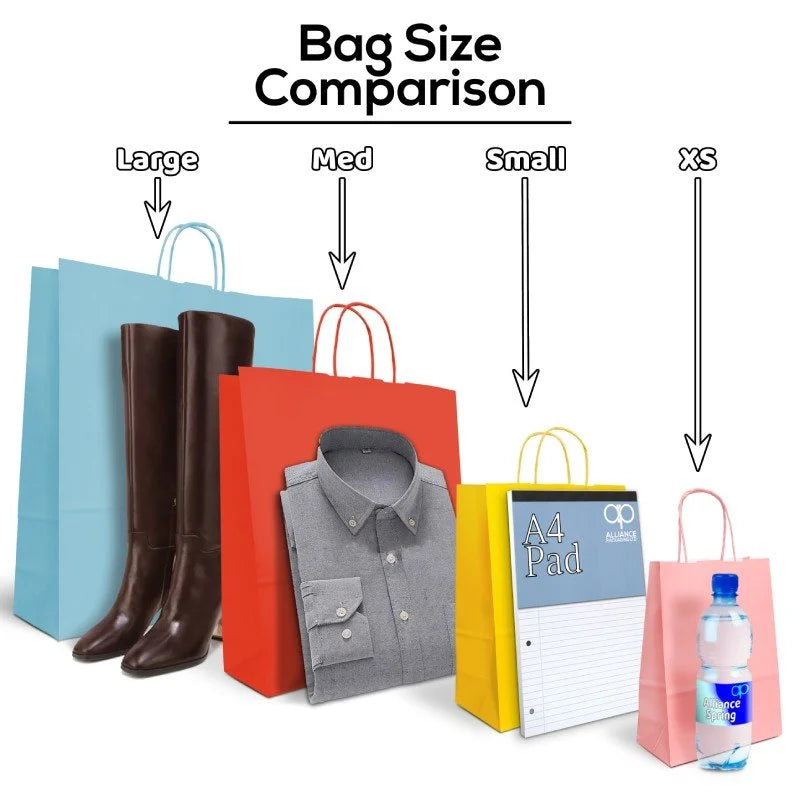 Coloured Paper Carrier Bags