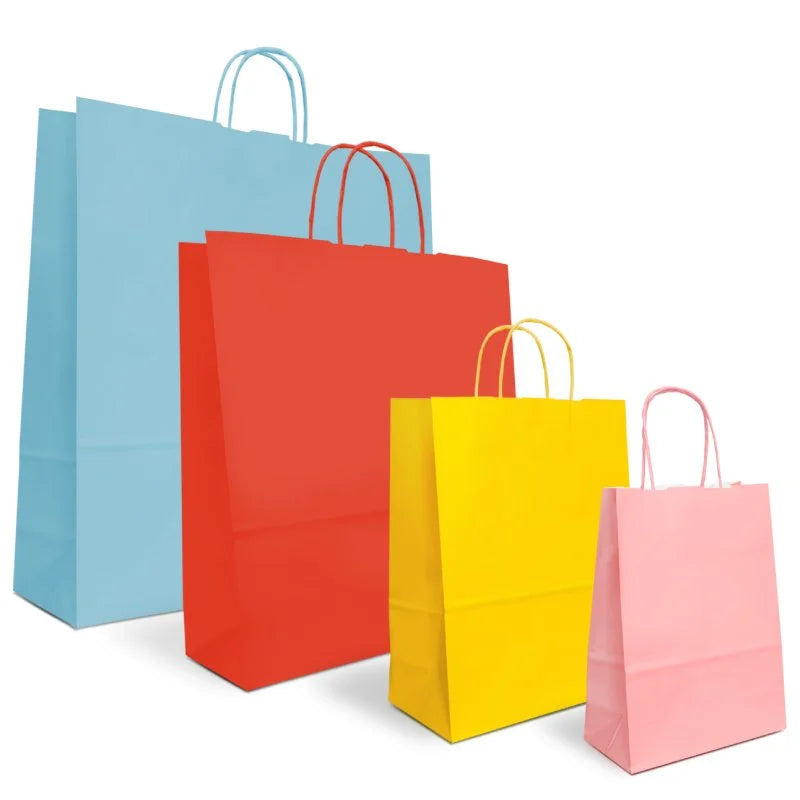 Coloured Paper Carrier Bags