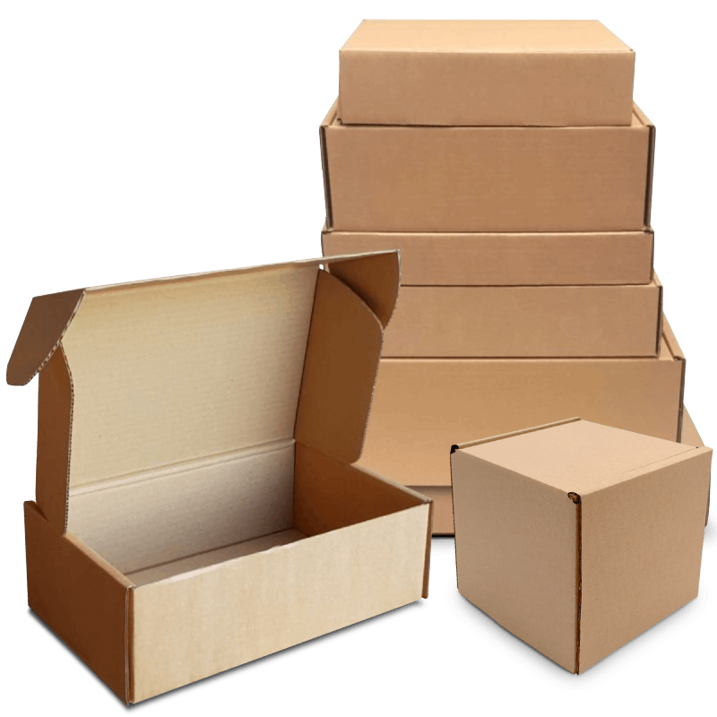 Ecommerce Postal Boxes - Brown