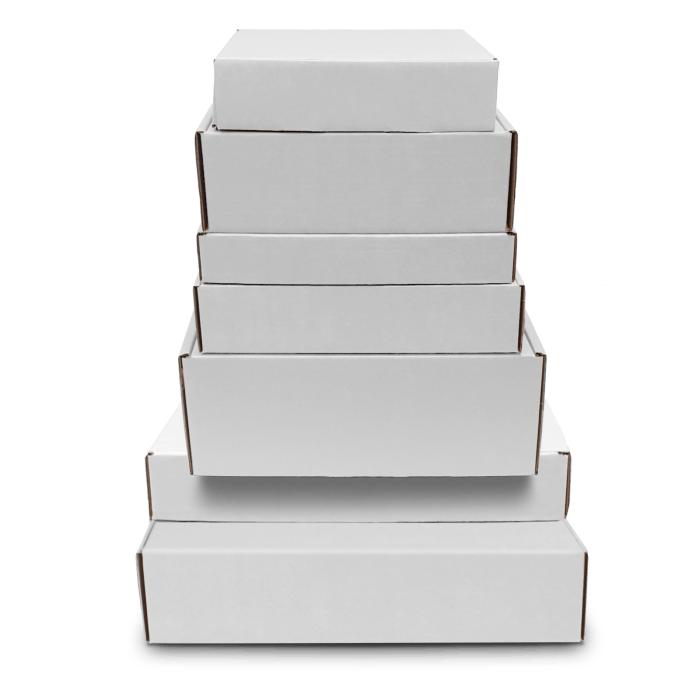 Ecommerce Postal Boxes - White