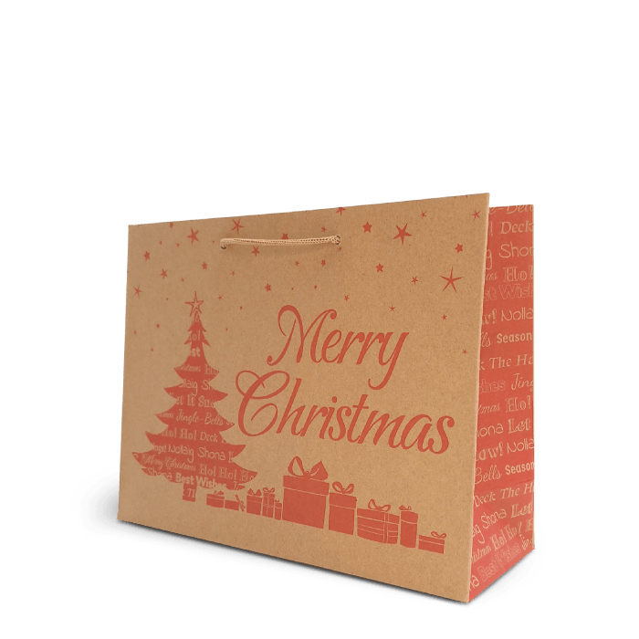 Christmas Eco Luxury Carrier Bags