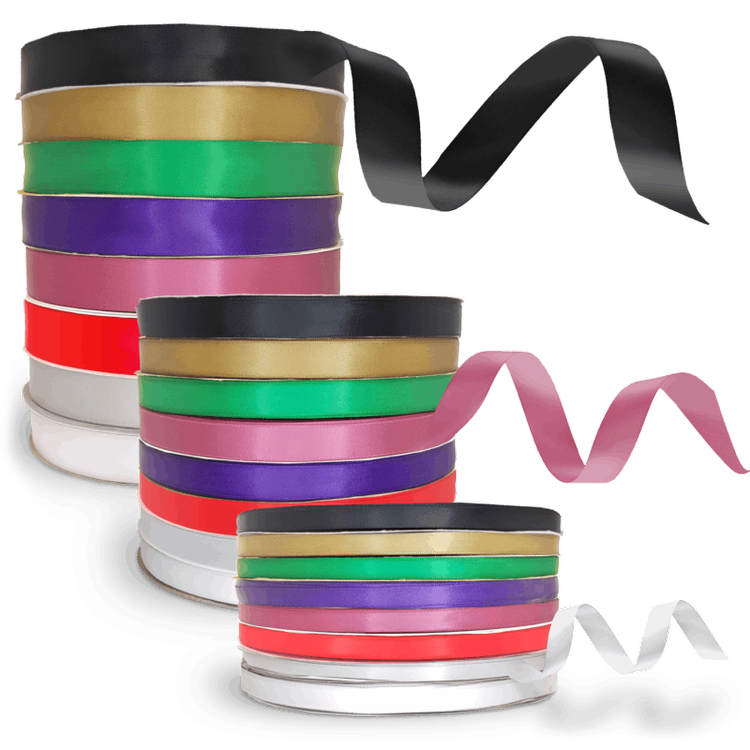 Satin Ribbon - 8 Colours