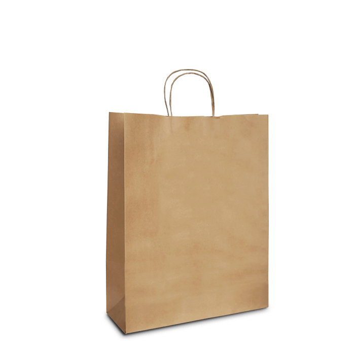 Brown Paper Carrier Bags - 4 sizes