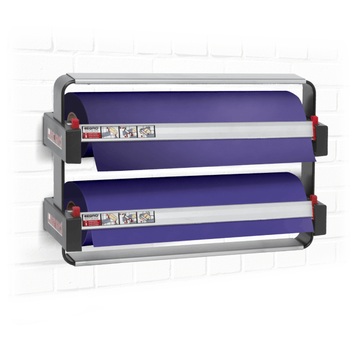 Wall Mounted Gift Wrap Dispensers - Double Roll
