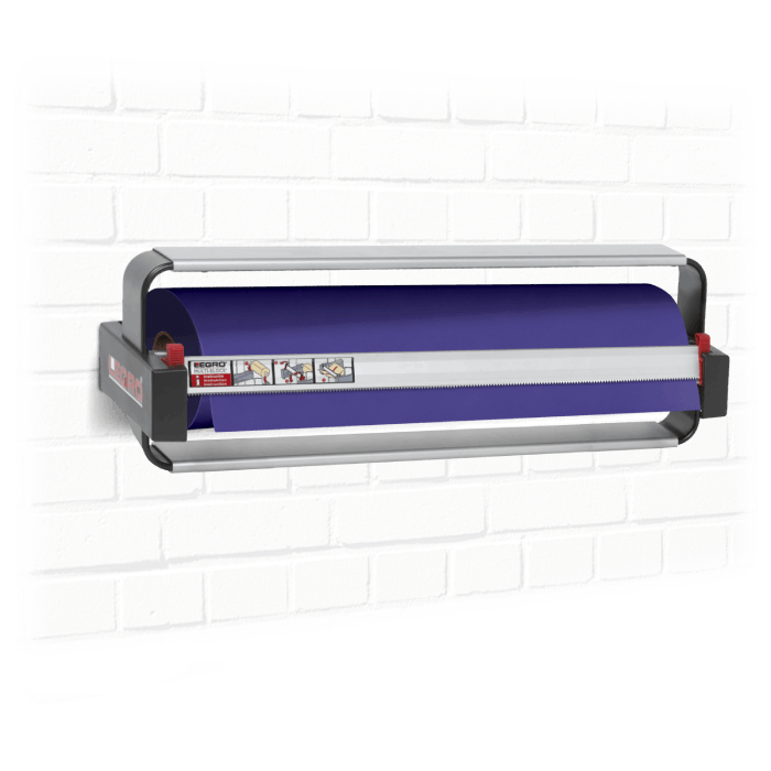 Wall Mounted Gift Wrap Dispenser - Single Roll