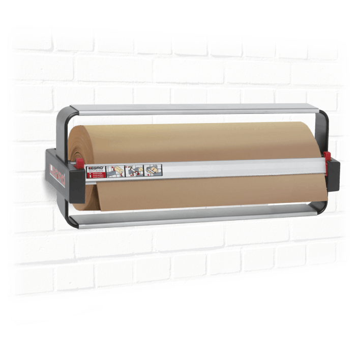 Wall Mounted Gift Wrap Dispenser - Single Roll