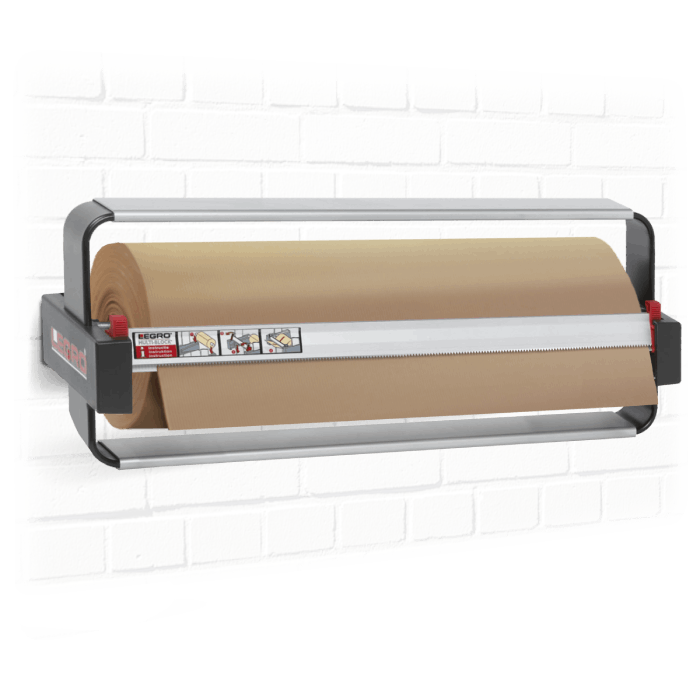 Wall Mounted Gift Wrap Dispenser - Single Roll