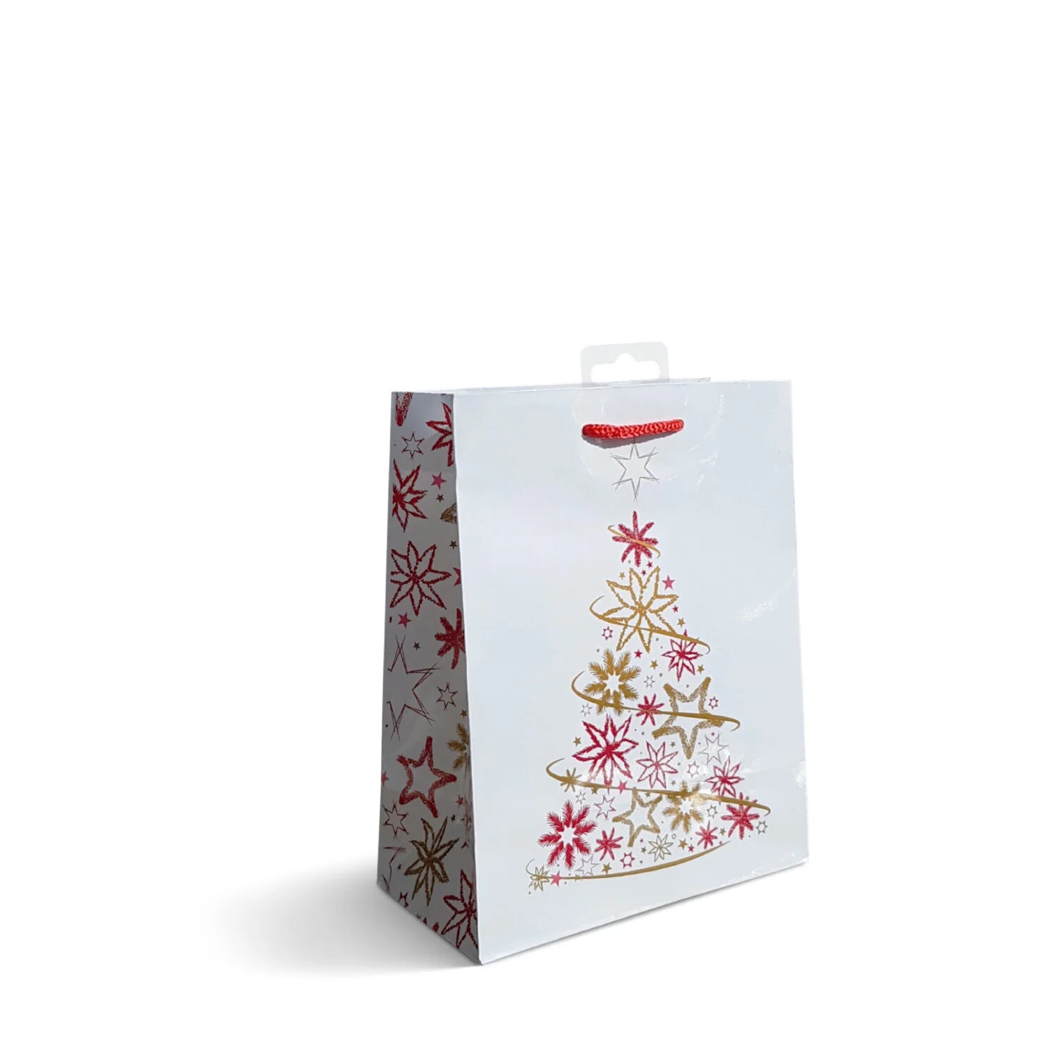 Christmas Carrier Bags – White
