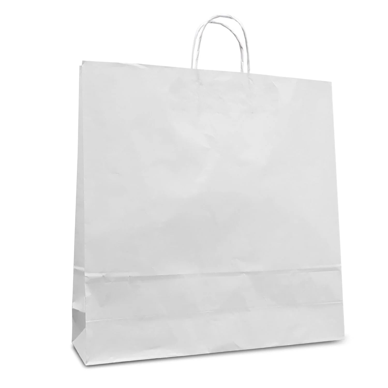 White Paper Carrier Bags - 4 sizes