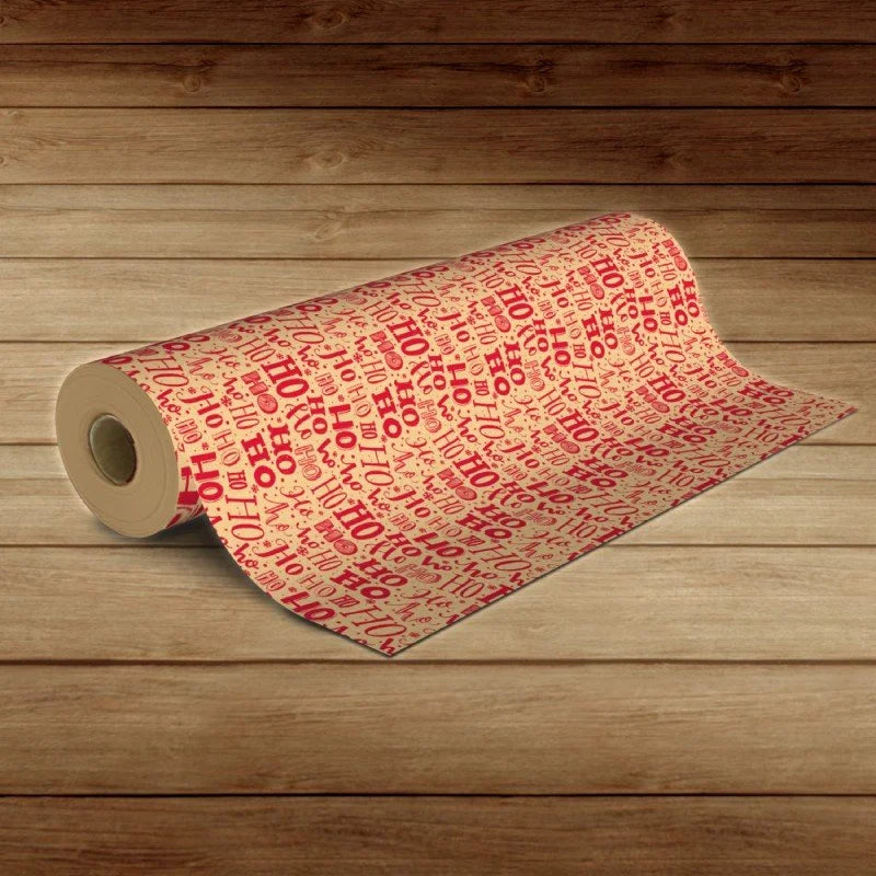 Christmas Kraft Brown HO HO HO! Paper